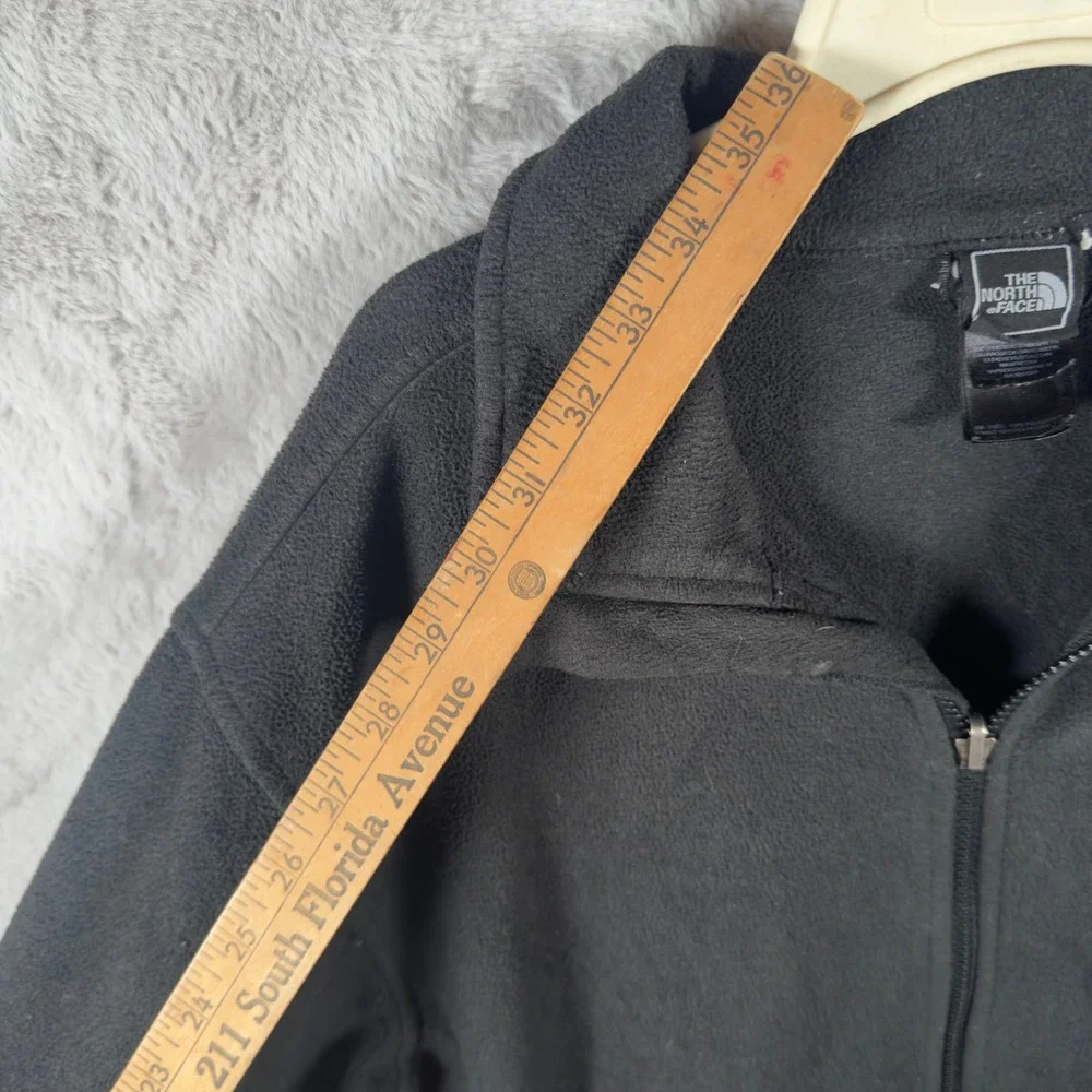 The North Face Mens XL TKA 100 Glacier Full Zip Fleece Jacket Black‎ NF0A3Y2L